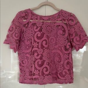 Pink Lace Nannette Lepore Top
